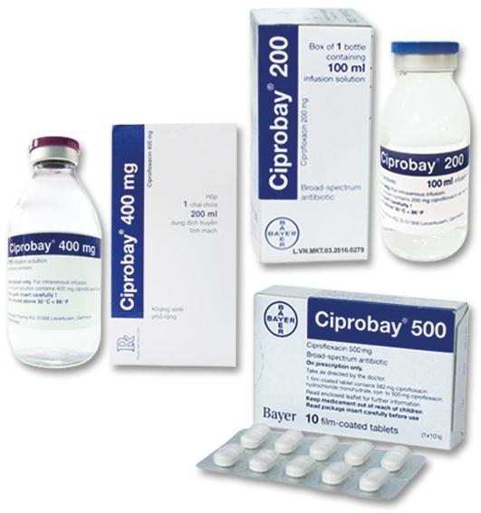 Ciprofloxacin 500mg Ciprobay