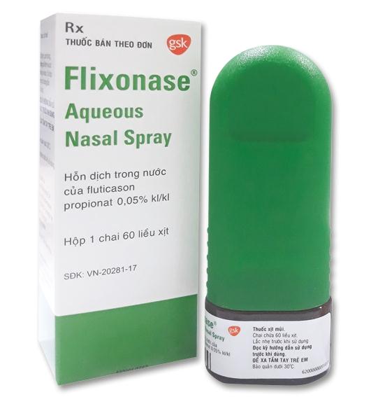 Đóng gói thuốc xịt mũi Flixonase có bao nhiêu hũ xịt?
