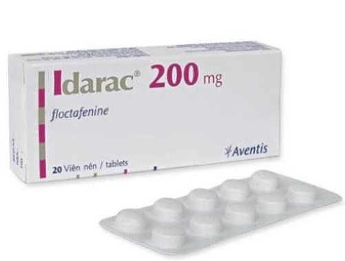 Idarac được chỉ định điều trị những chứng đau mức độ nào?
