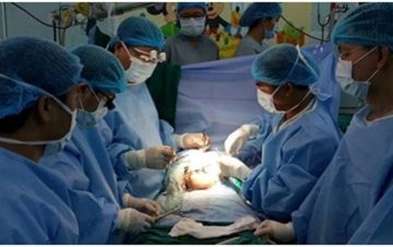 Bệnh viện E phẫu thuật nội soi cho bệnh nhân tim bẩm sinh