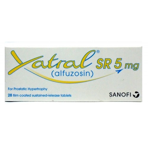 Xatral 5 mg được sử dụng để điều trị triệu chứng nào?
