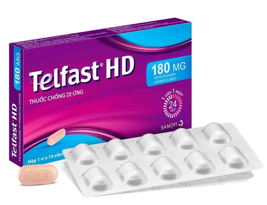 Telfast - Thuốc kháng Histamin điều trị bệnh dị ứng, viêm mũi dị ứng