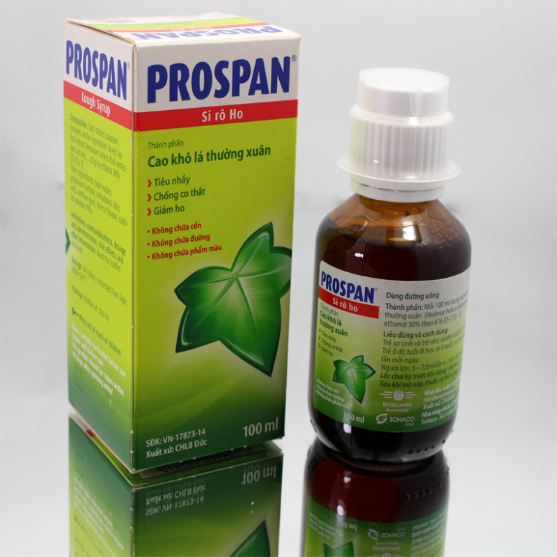 Thuốc ho Prospan - Thuốc ho từ cao lá thường xuân sản xuất tại Đức